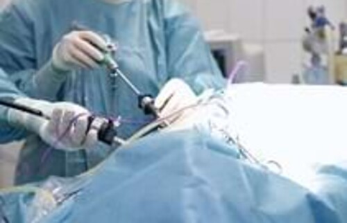 Aufnahme einer Operationssituation.